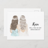 Seras-Tu Ma Carte De Proposition D'Épouse (Devant / Derrière)