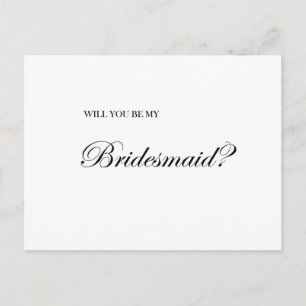 Seras-Tu Ma Carte De Proposition D'Épouse