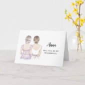 Seras-Tu Ma Carte De Proposition D'Épouse (Fleur jaune)