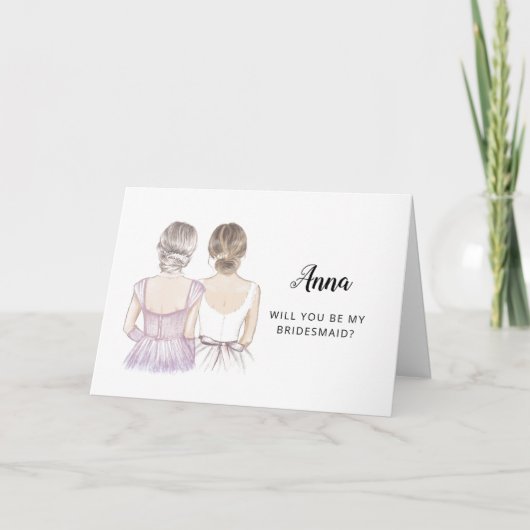 Seras-Tu Ma Carte De Proposition D'Épouse (Devant)