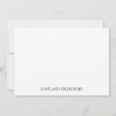 Seras-Tu Ma Carte De Proposition Moderne De Brides (Dos)