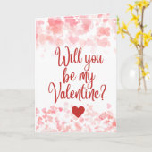 Seras-tu ma carte de Saint-Valentin (Fleur jaune)