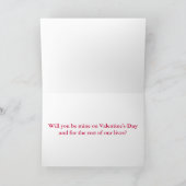 Seras-tu ma carte de Saint-Valentin Spaniel (Intérieur)