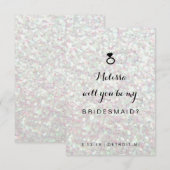 Seras-Tu Ma Carte De Servante D'Épouse - Bague Fab (Devant / Derrière)