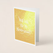 Seras-Tu Ma Carte D'Épouse Gold Foil (Devant)