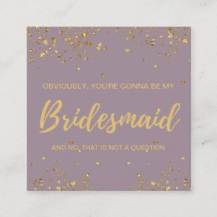 Seras-tu ma carte d'invitation Bridesmaid