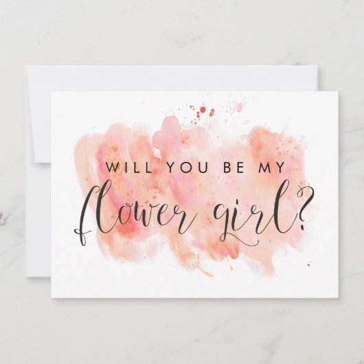 Seras-Tu Ma Carte Fille Fleur ? (Devant)