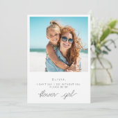 Seras-Tu Ma Carte Fille Fleur ? (Debout devant)