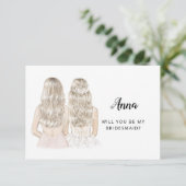 Seras-Tu Ma Carte Plat De Proposition De Servante (Debout devant)