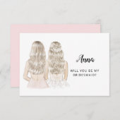 Seras-Tu Ma Carte Plat De Proposition De Servante (Devant / Derrière)