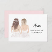 Seras-Tu Ma Carte Plat De Proposition De Servante (Devant / Derrière)