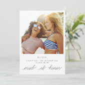 Seras-tu ma demoiselle d'honneur - Carte (Debout devant)