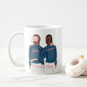 Seras-tu ma demoiselle d'honneur Jean Jacket Mug
