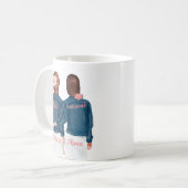 Seras-tu ma demoiselle d'honneur Jean Jacket Mug (Devant gauche)