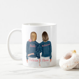 Seras-tu ma demoiselle d'honneur Jean Jacket Mug