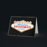 Seras-Tu Ma Femme D'Accueil Las Vegas Carte Signal<br><div class="desc">Es-tu un couple de jet-set qui planifie un mariage fabuleux à Las Vegas ? Ou peut-être un couple amoureux qui planifie un mariage sur le thème de Las Vegas plus près de chez soi ? Our Will You Be My Bridesmaid Las Vegas Sign design est une façon amusante de "proposer"...</div>