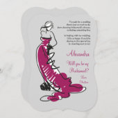 Seras-Tu Ma Mindesmaid 2 Cartes (Devant / Derrière)