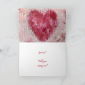 Seras-tu ma Saint-Valentin, Carte de proposition c (Intérieur)