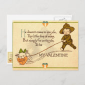 Seras-tu ma Saint-Valentin ? carte postale (Devant / Derrière)