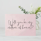 Seras-tu ma témoin de mariage carte postale (Debout devant)