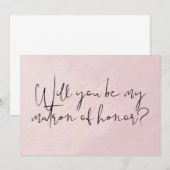 Seras-tu ma témoin de mariage carte postale (Devant / Derrière)