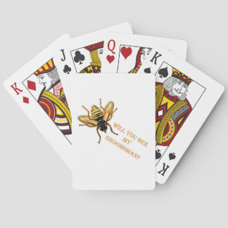 Seras-tu mon garçon d'honneur ? Cartes à jouer