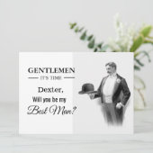 Seras-tu mon témoin ? Carte de demande ? (Debout devant)