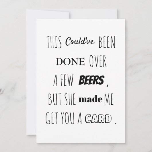 Seras-tu mon témoin de mariage carte (Devant)