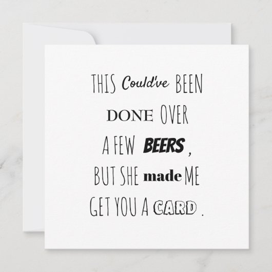 Seras-tu mon témoin de mariage carte plate (Devant)