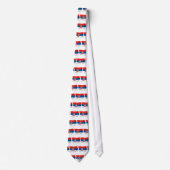 Serbie Cravate Drapeau (Devant)
