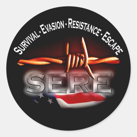 SERE - US militaire training Sticker (Voorkant)