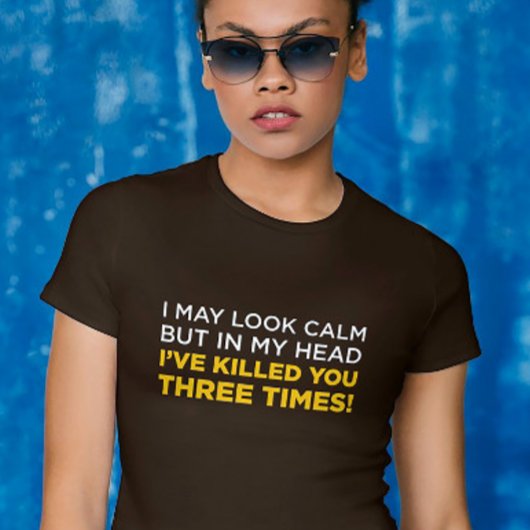 Sereen met scherpe twist t-shirt