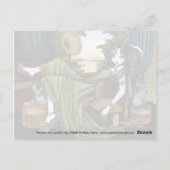 Serena Eclectique Sunset Cat Fairy Carte postale (Dos)