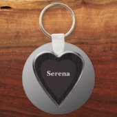 Serena Heart Keychain, 369 Mijn naam Sleutelhanger (Voorkant)