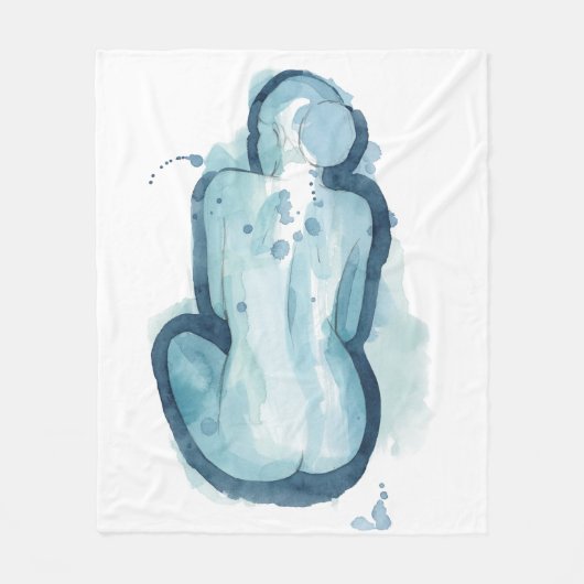 Serena Sketch Fleece Deken (Voorkant)