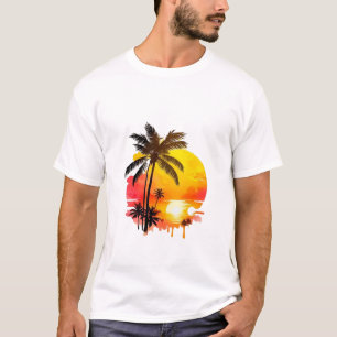 Sérénade du coucher de soleil sous le T-Shirt Roya
