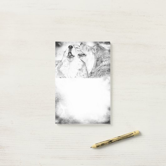 Serenade in de mist post-it® notes (Op bureau)