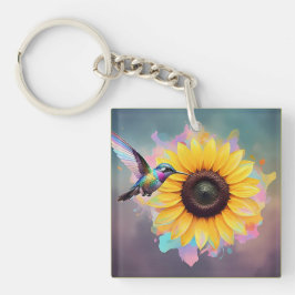 " SERENADE MET ZONNEBLOEM " SLEUTELHANGER