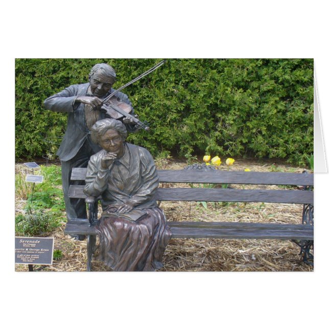 Serenade Ouder Paar Botanische Tuin (Voorkant Horizontaal)