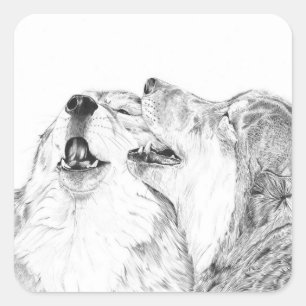 Sérénade - Sticker Wolf