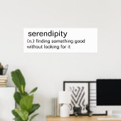 Sérendipité - Art mural minimaliste (Bureau à domicile)