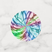 Serendipiteit | Multicolor Fractal Art Confetti (Kleine voorkant)