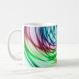 Serendipiteit | Multicolor Fractal Art Koffiemok