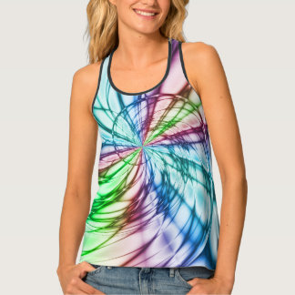 Serendipiteit | Multicolor Fractal Art Tanktop