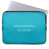 Serendipitous Blunder Electronics Bag Laptop Sleeve (Voorkant)