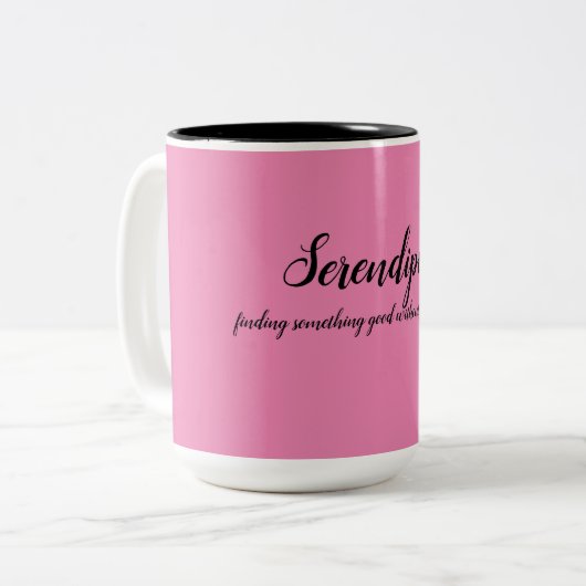 Serendipity Mug à café à deux tons (Devant gauche)