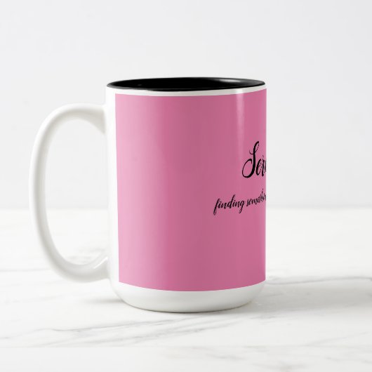 Serendipity Mug à café à deux tons (Gauche)