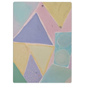 Serene Abstracts: Een Pasteldroom Klembord (Achterkant)