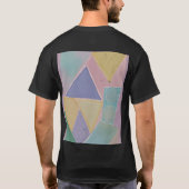 Serene Abstracts: Een Pasteldroom T-shirt (Achterkant)