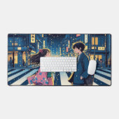 Serene Anime Couple dans une rue de la ville (Clavier et souris)